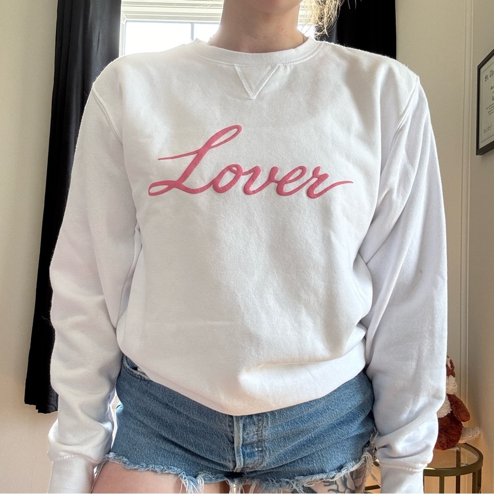 Taylor‎ Swift Inspired White 'Lover' Sweater